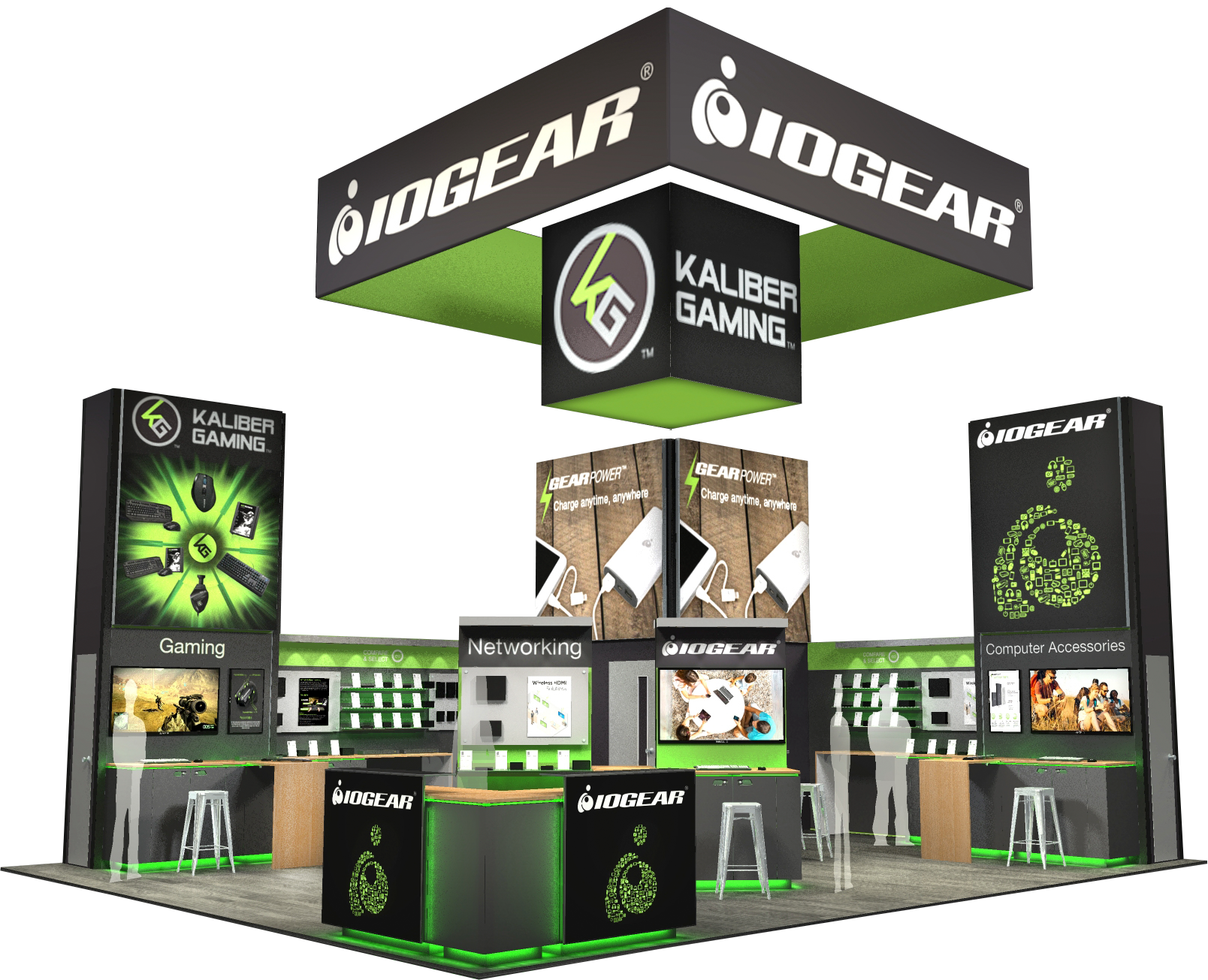 IOGEAR-booth-Skyline
