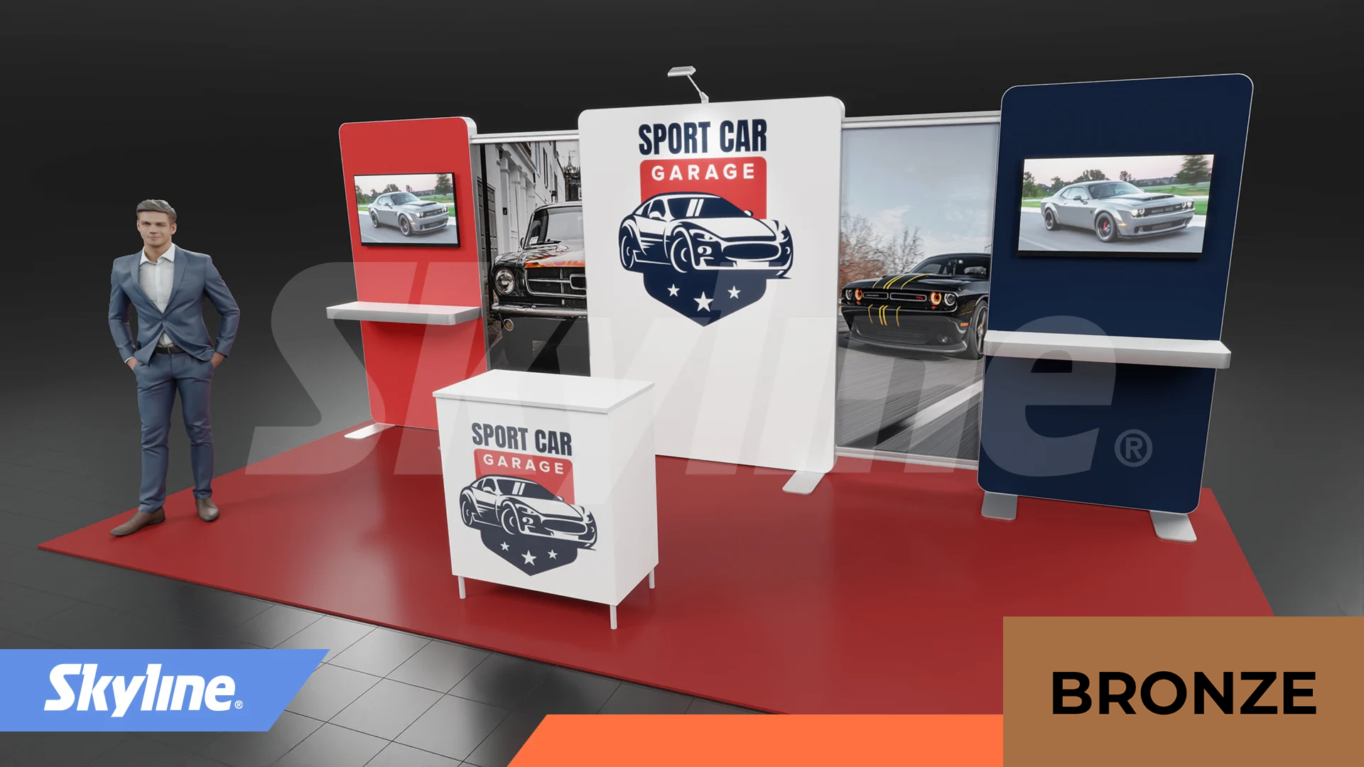 10x10 rental exhibit by Skyline 10x10 rental exhibit by Skyline